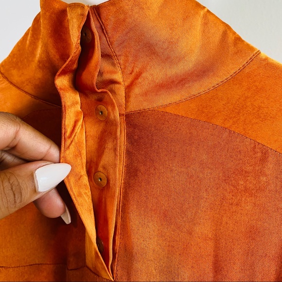 H&M Studio A/W 2015 Exclusive Line Peek A Boo Long Sleeve Top Size 8 - Picture 5 of 8